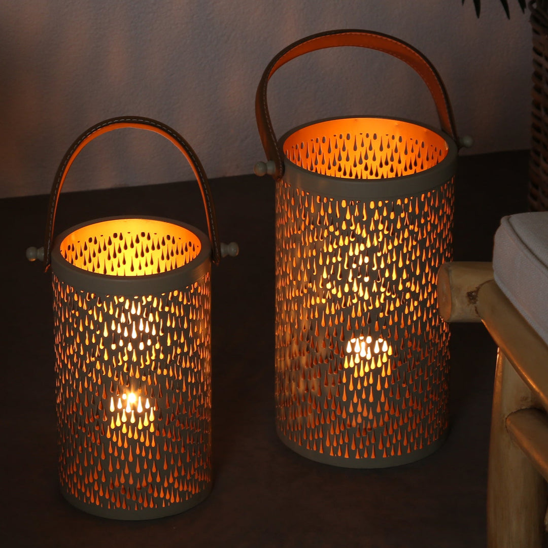 Conjunto de 2 lanternas Nora