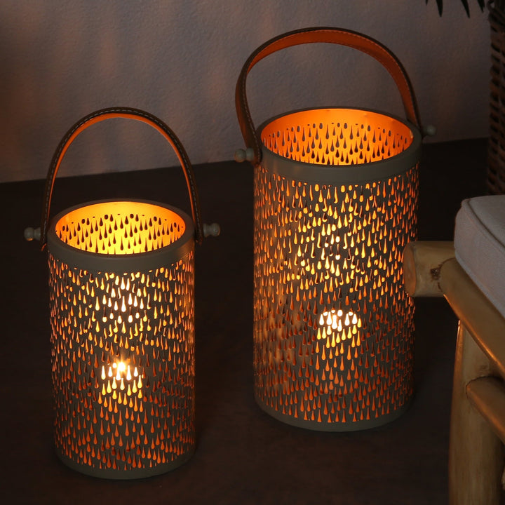 Conjunto de 2 lanternas Nora