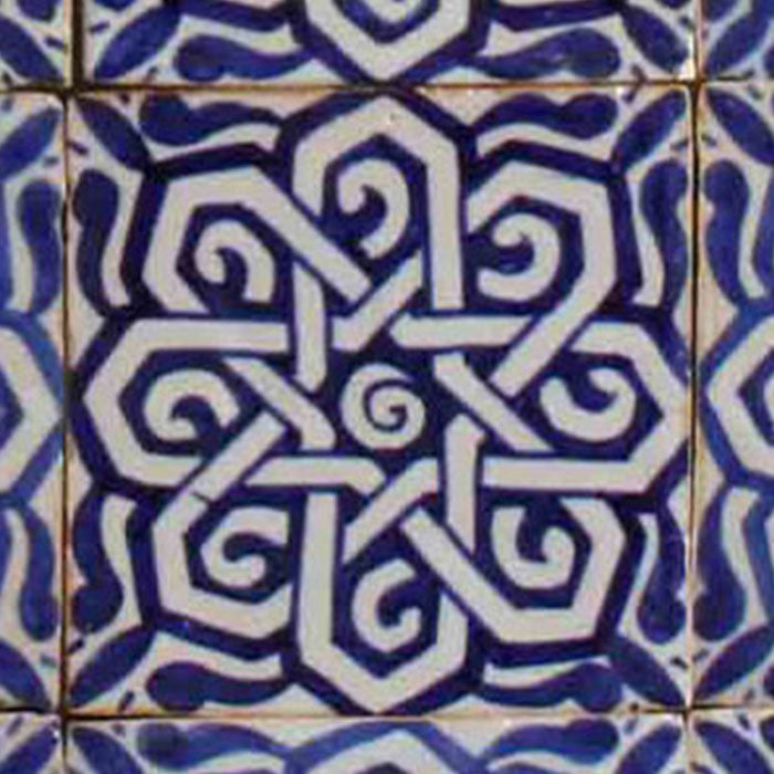 Azulejo pintado à mão – Estilo mourisco