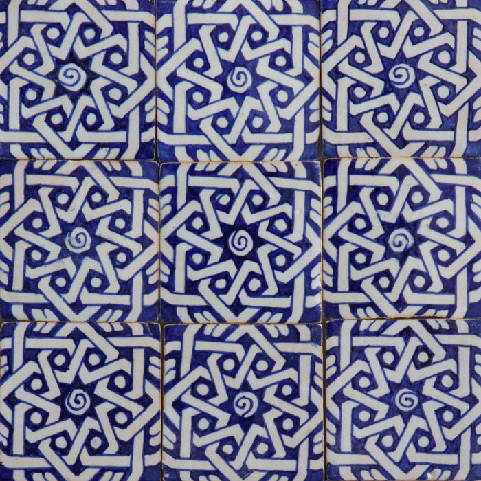 Azulejo pintado à mão – Ornamentação mediterrânica