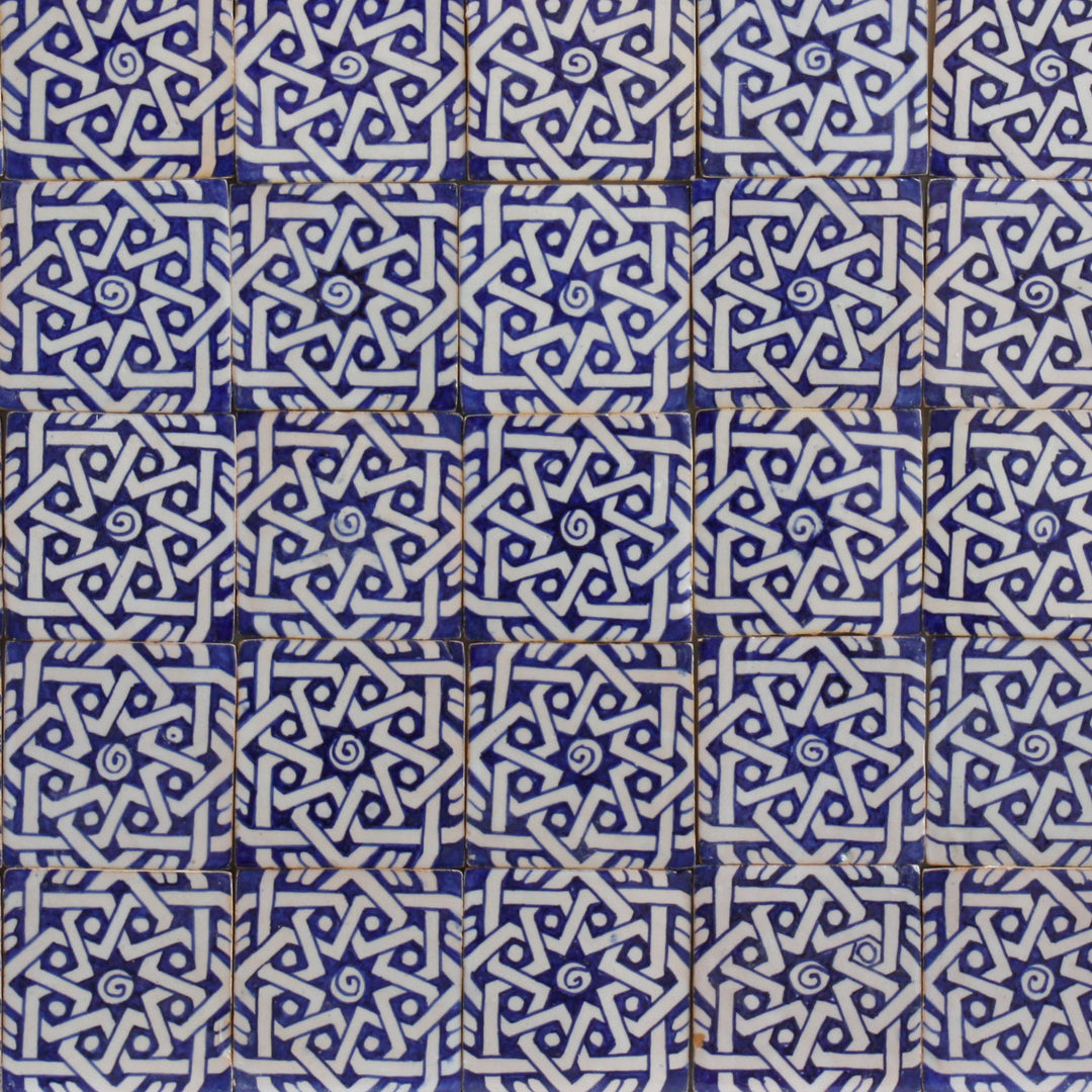 Azulejo pintado à mão – Ornamentação mediterrânica