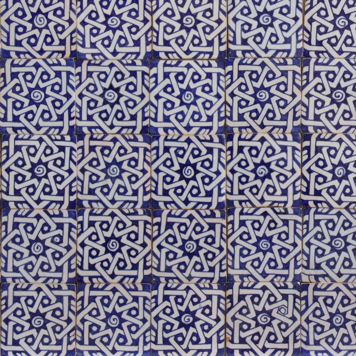 Azulejo pintado à mão – Ornamentação mediterrânica