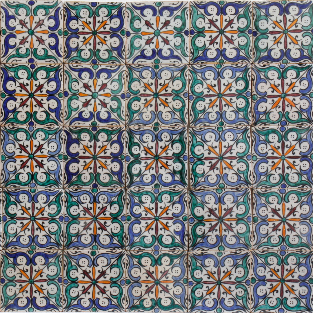 Azulejo pintado à mão – Estilo étnico
