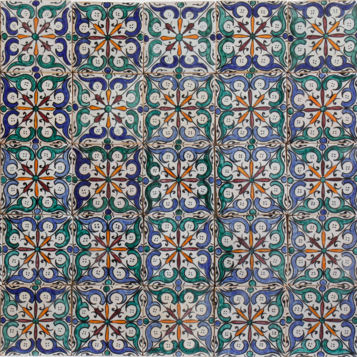Azulejo pintado à mão – Estilo étnico
