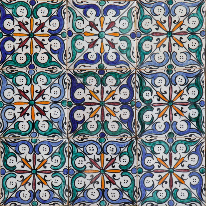 Azulejo pintado à mão – Estilo étnico
