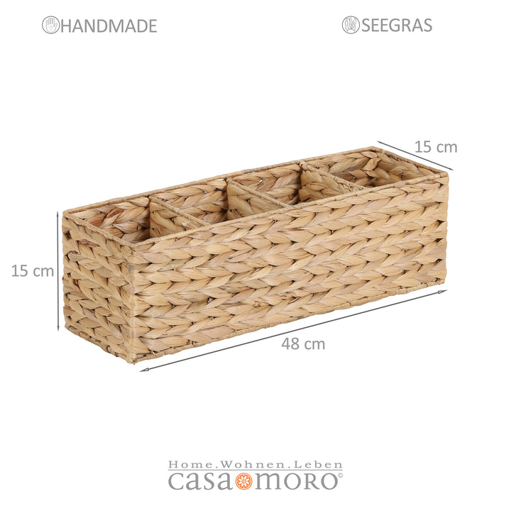 Cesto de arrumação retangular Zita