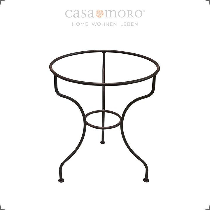 Mesa auxiliar para a sala de estar ou para o jardim, de estilo mediterrânico e fácil de deslocar