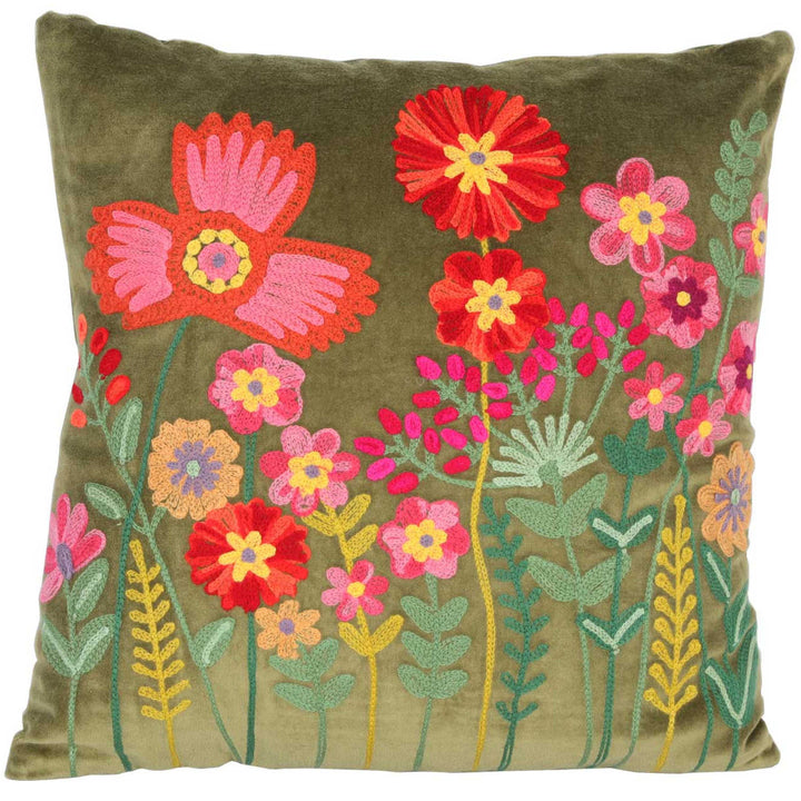 Almofada decorativa Livia com motivos florais