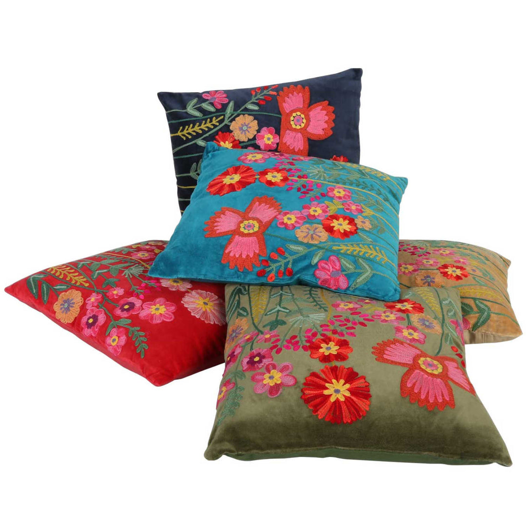 Almofada decorativa Livia com motivos florais