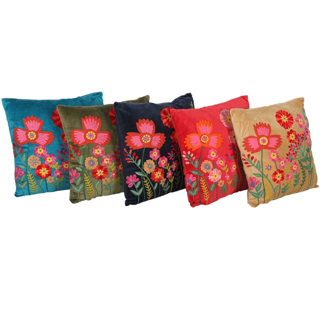 Almofada decorativa Livia com motivos florais