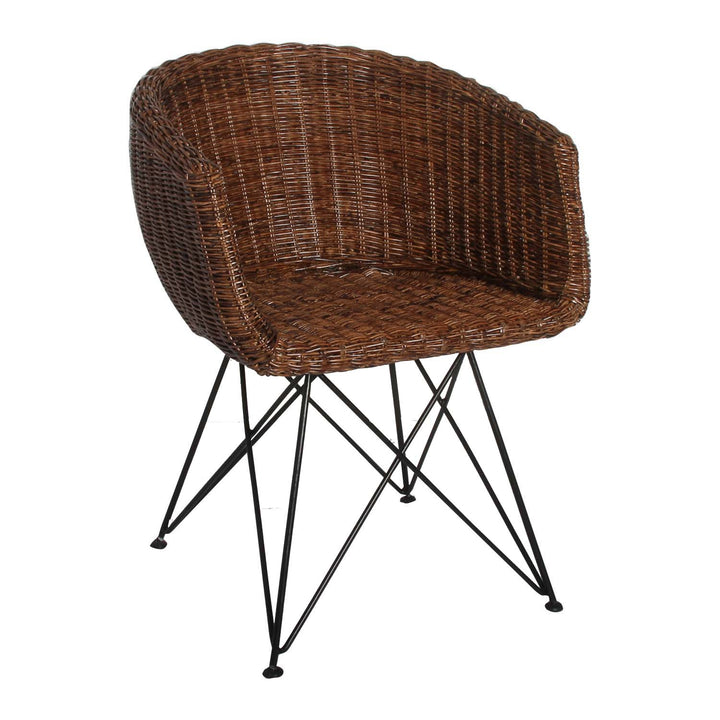 Poltrona Paris em rattan natural