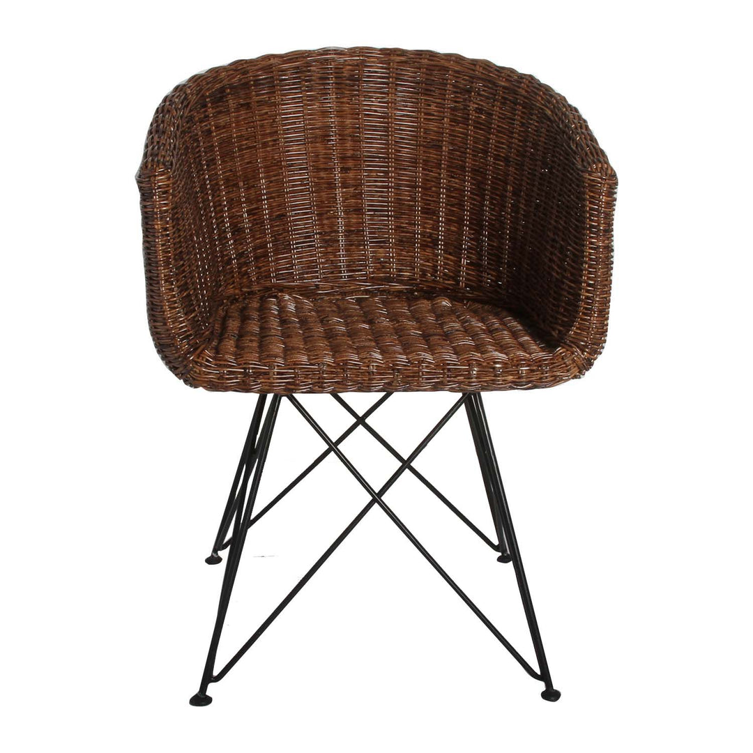 Poltrona Paris em rattan natural