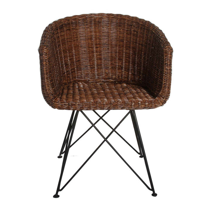 Poltrona Paris em rattan natural
