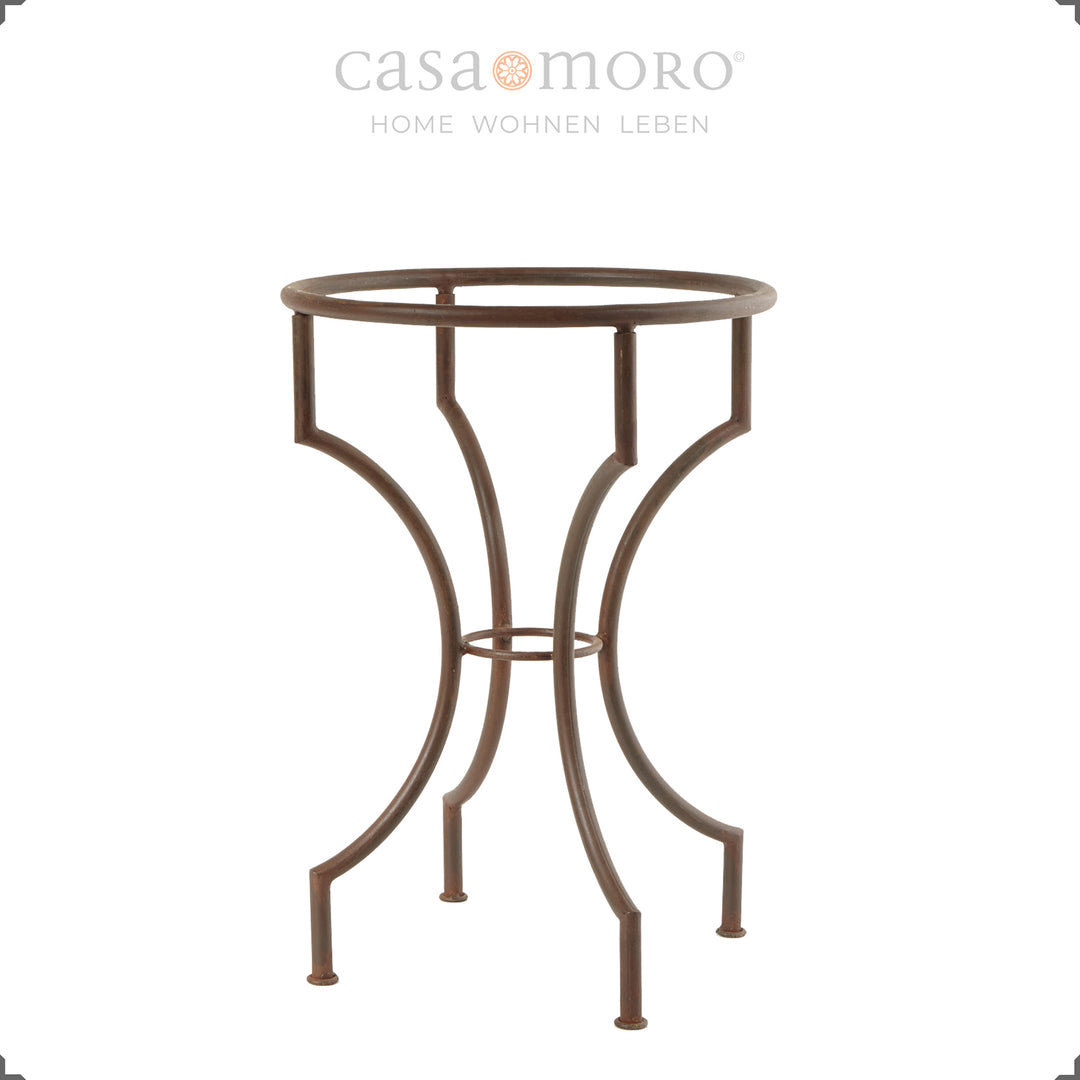 Mesa de jardim compacta com tampo em mosaico de Marrocos – sem fixação, com cerca de 18 kg