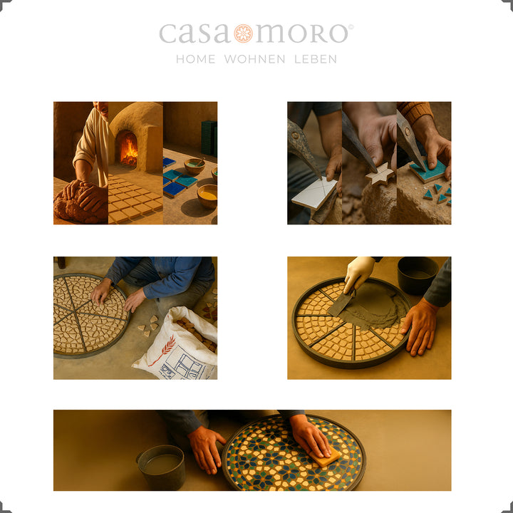 Mesa de jardim elegante com 120 x 80 cm e estrutura em ferro curvada