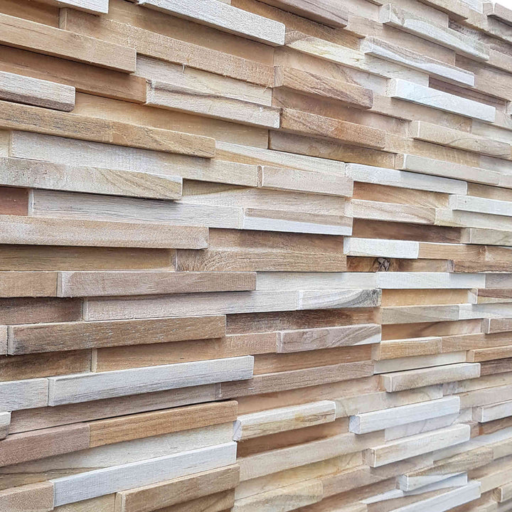Revestimento de parede em madeira Natural Ripple