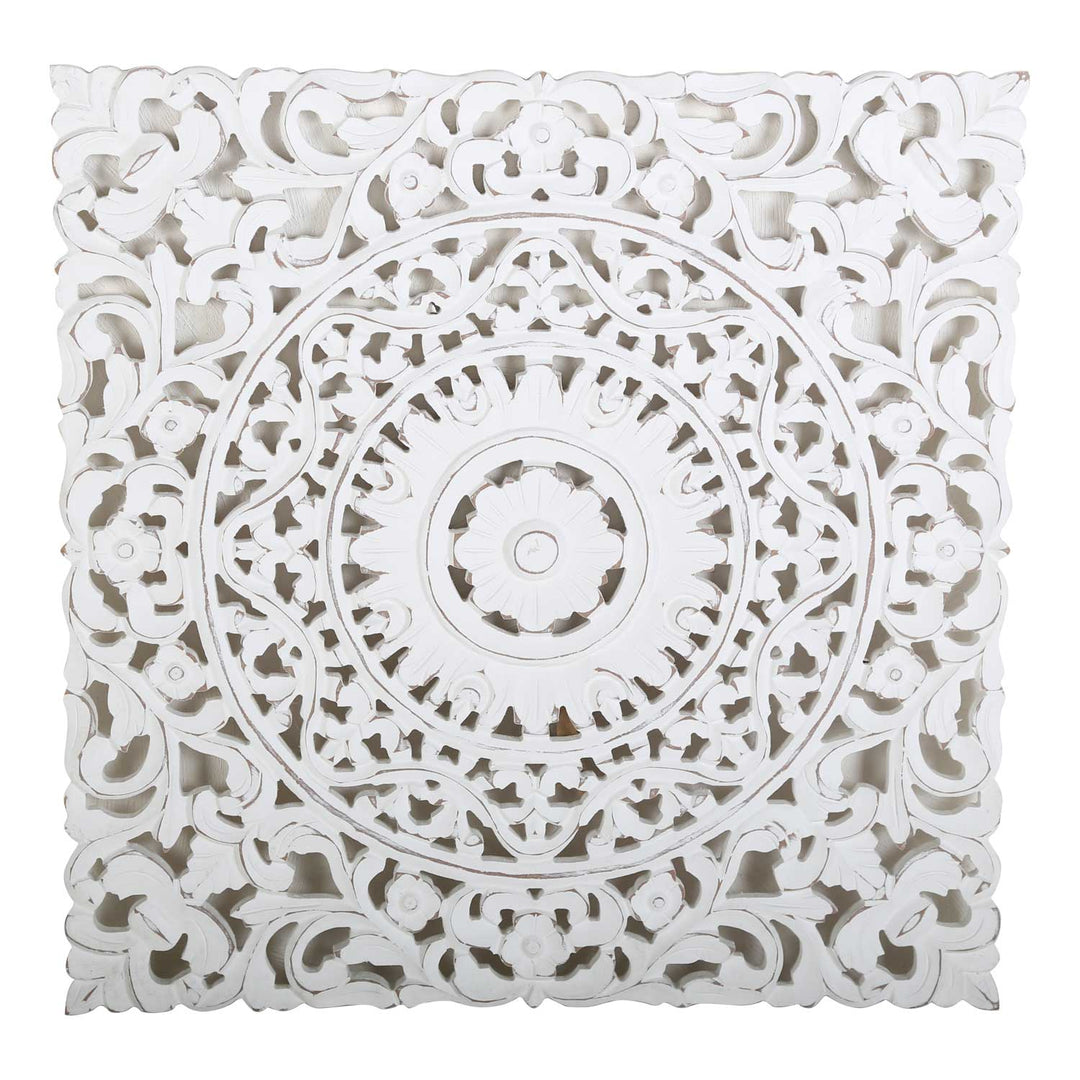 Mandala indiana em madeira Ramez