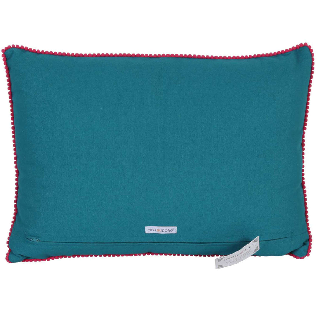Almofada Santa com pompons