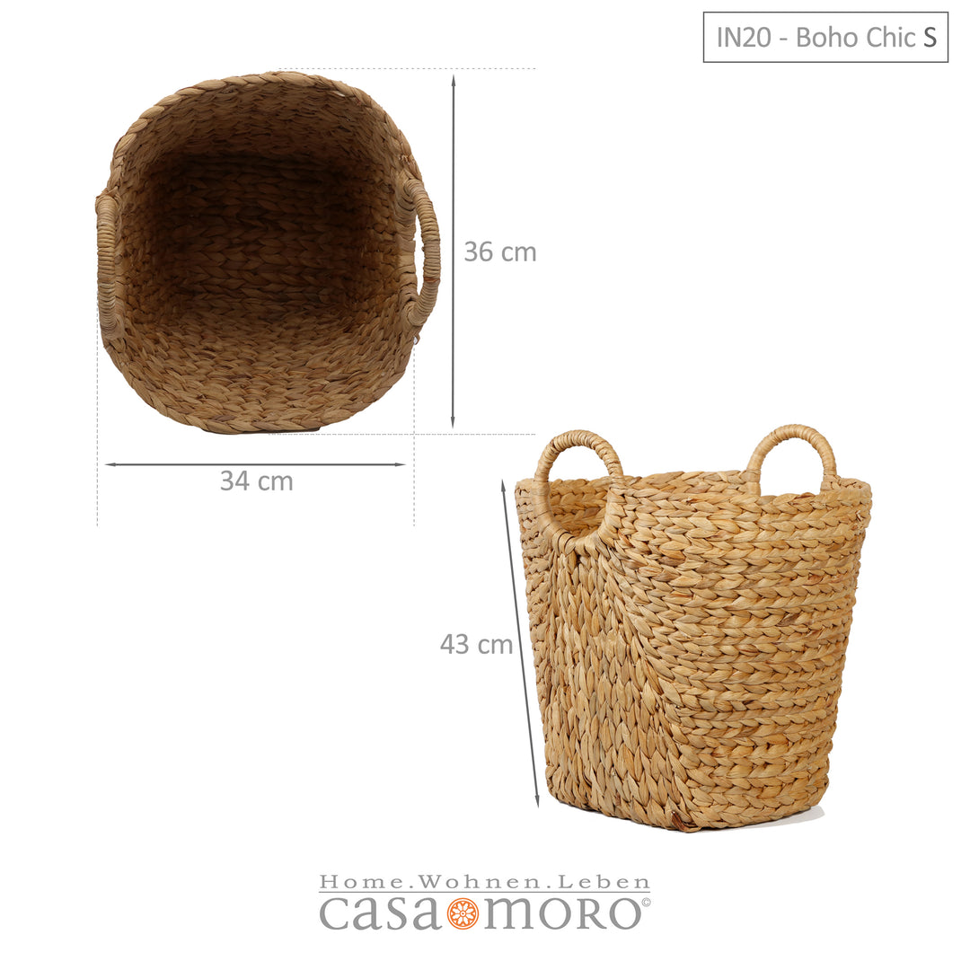 Mala de vime Boho Chic S
