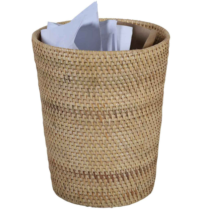 Cesto do lixo em rattan Nila Natural