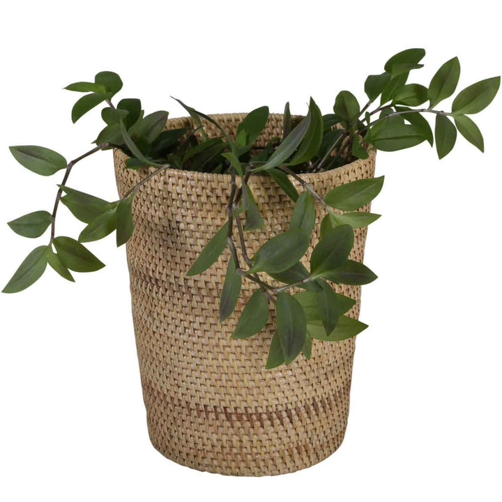 Cesto do lixo em rattan Nila Natural