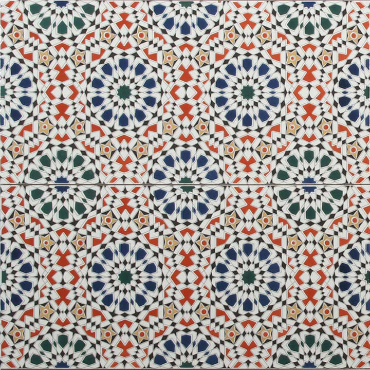 Azulejos de parede marroquinos 50x25 cm – mosaico