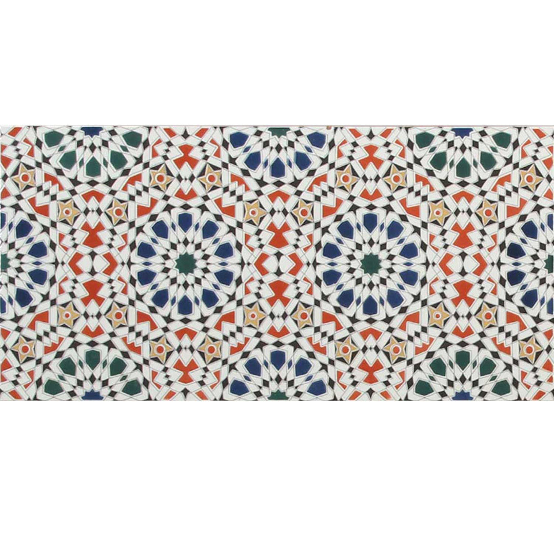 Azulejos de parede marroquinos 50x25 cm – mosaico