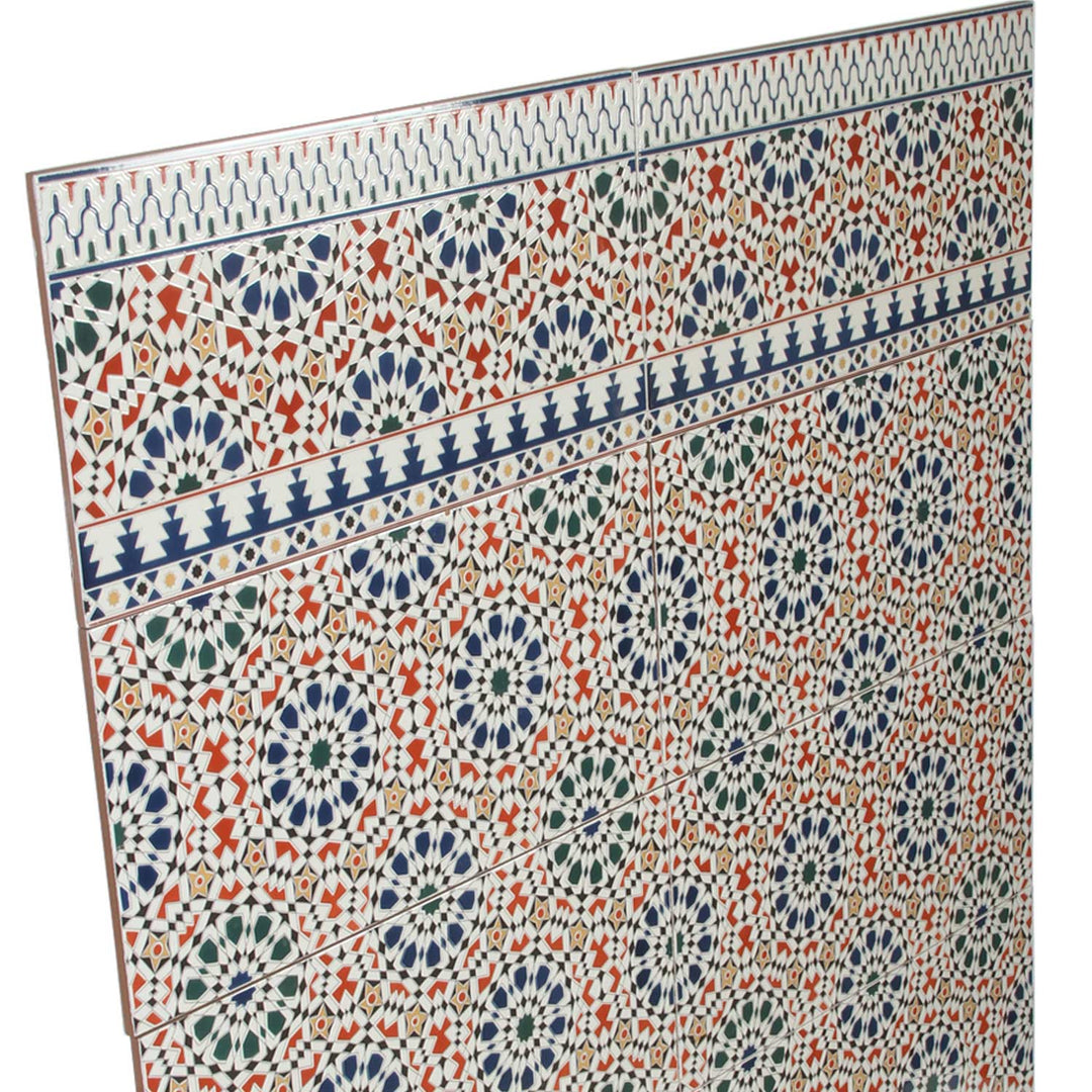Azulejos de parede marroquinos 50x25 cm – mosaico