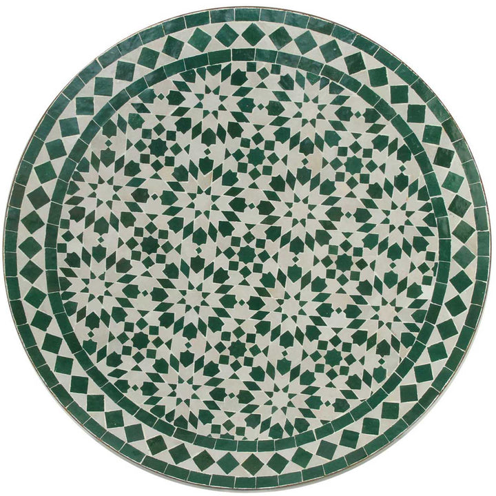 Mesa de bistrô redonda Mosaik, 70 cm, branco Ankabut