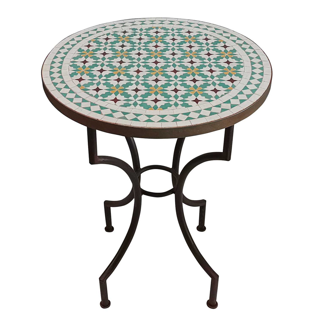 Mesa em mosaico do Marrocos M60-41
