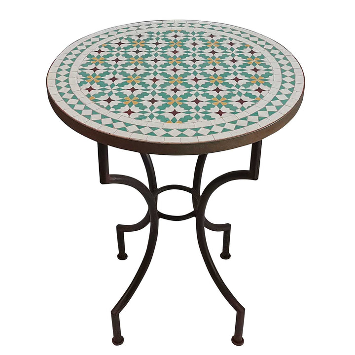 Mesa em mosaico do Marrocos M60-41