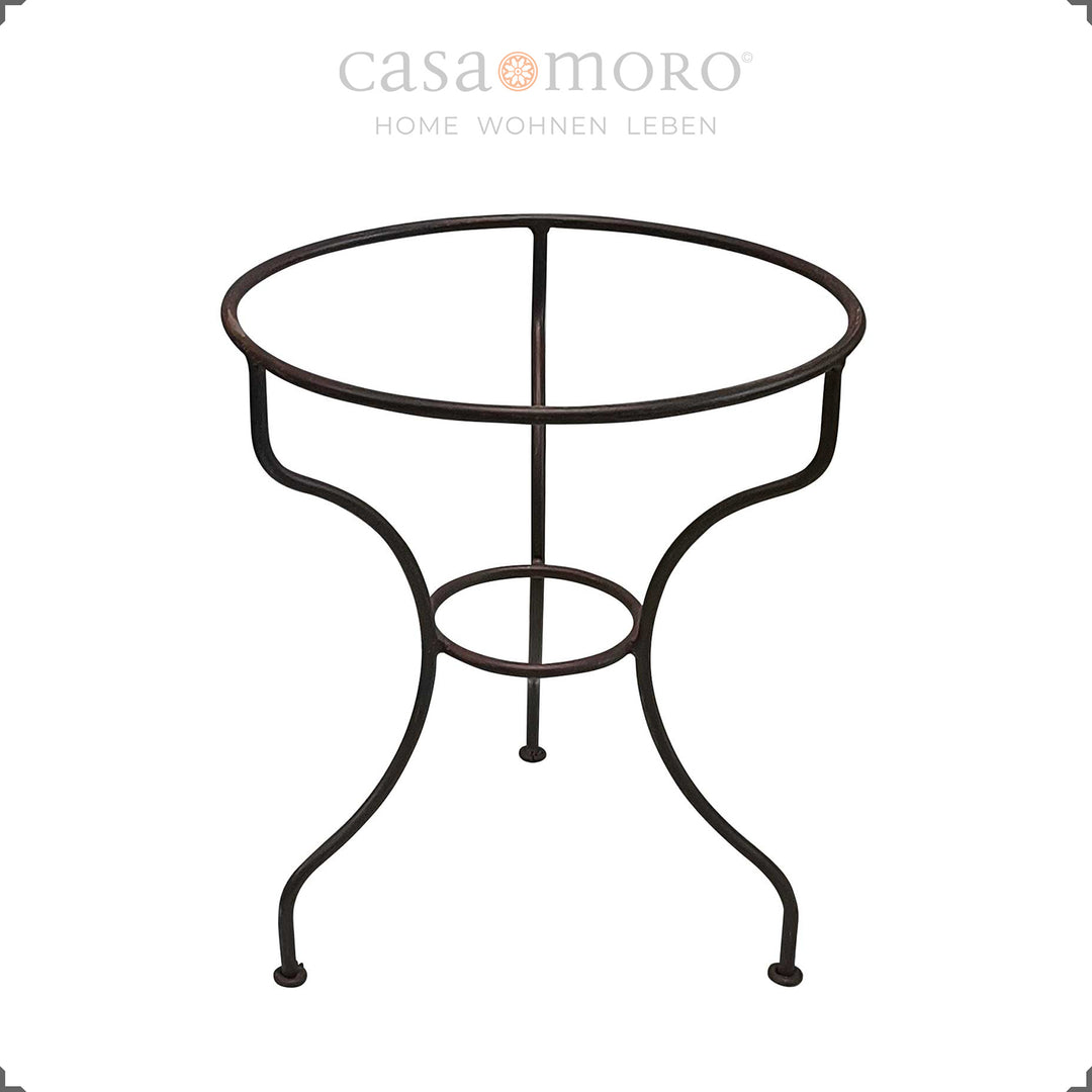 Mesa para plantas verde em estilo oriental – Mesa auxiliar para a sala de estar ou terraço