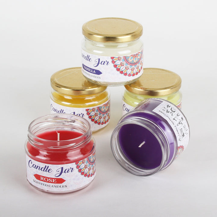 Conjunto de 5 velas perfumadas orientais