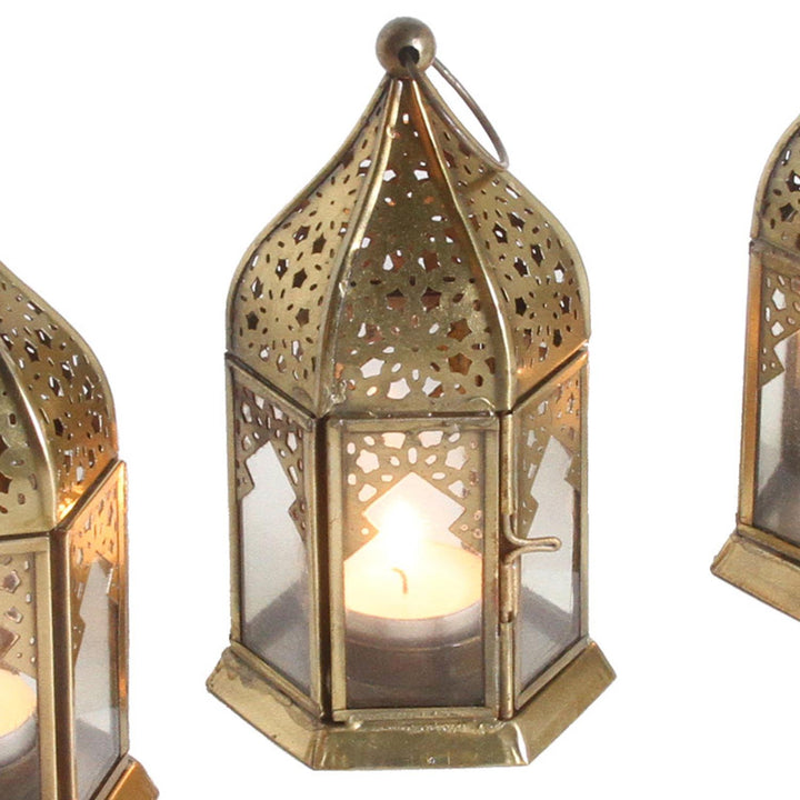 Luzes de vidro orientais Nael transparentes, conjunto de 4
