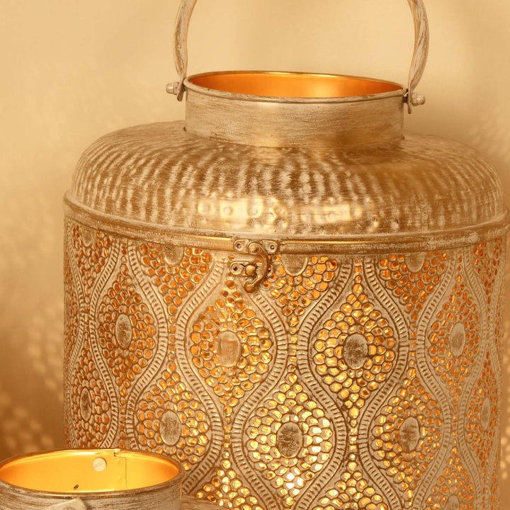 Conjunto de 3 lanternas orientais Suraya