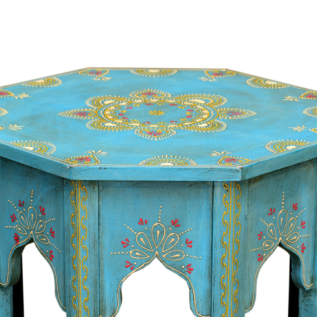 Mesa de apoio oriental Saada Azul L