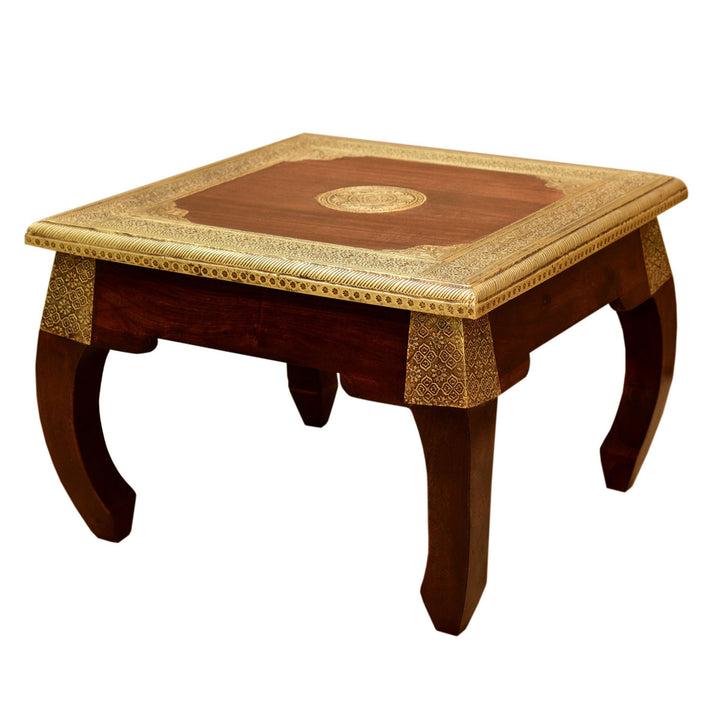 Mesa oriental OPIUM em latão L