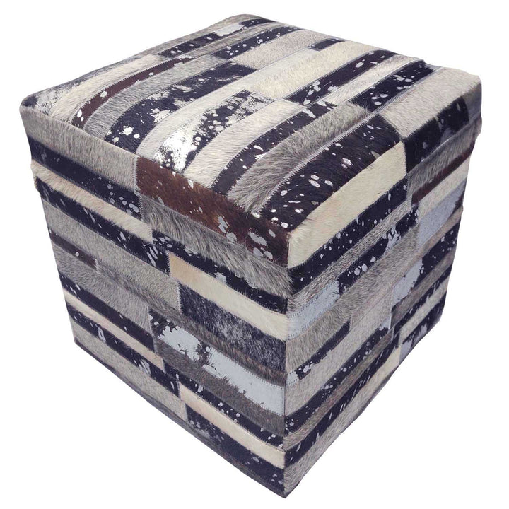 Banco de pele em patchwork Rinara