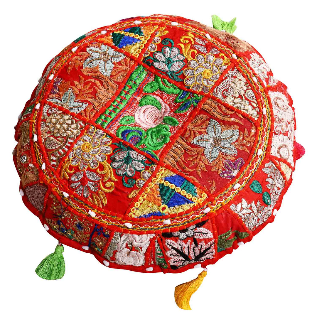 Almofada de ioga em patchwork Lali, tamanho médio