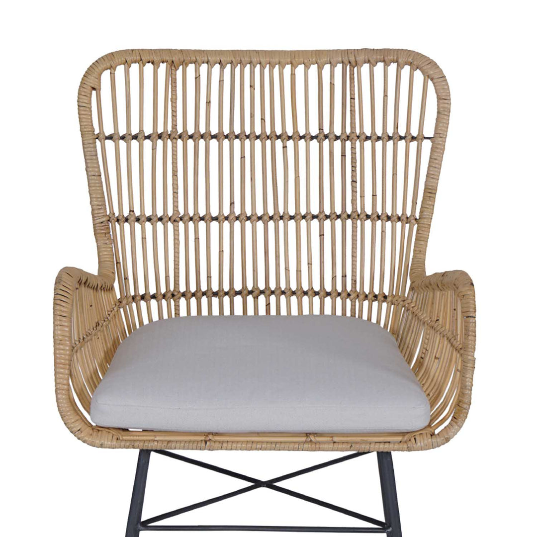 Poltrona de rattan Gusti