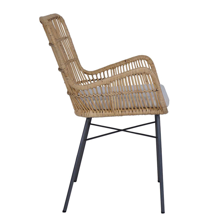Poltrona de rattan Gusti