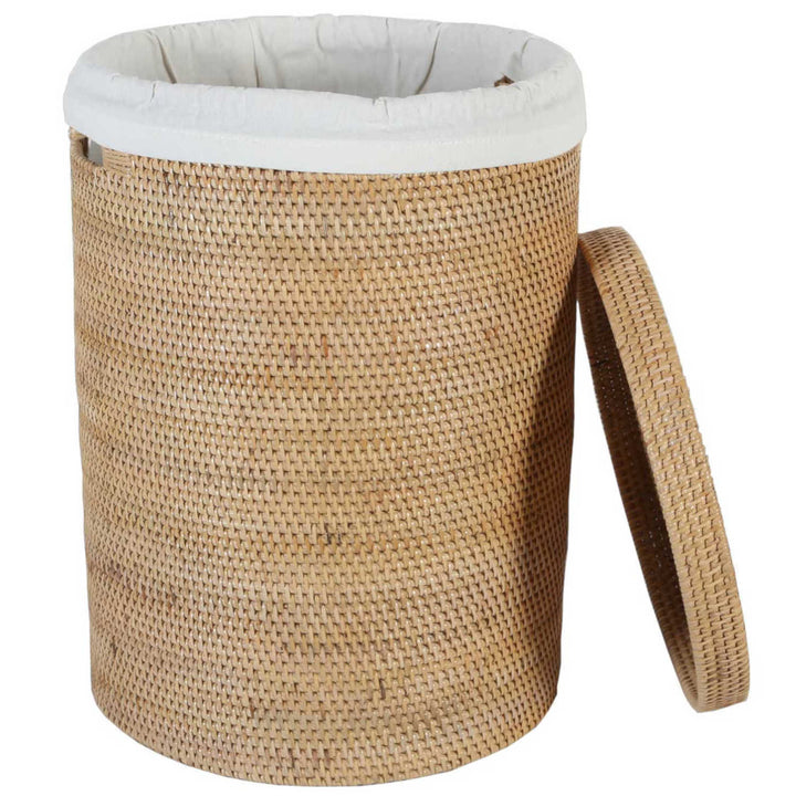 Cesto de roupa suja em rattan Cleo Natural