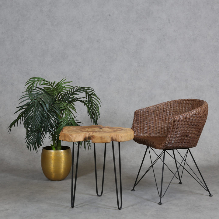 Poltrona Paris em rattan natural