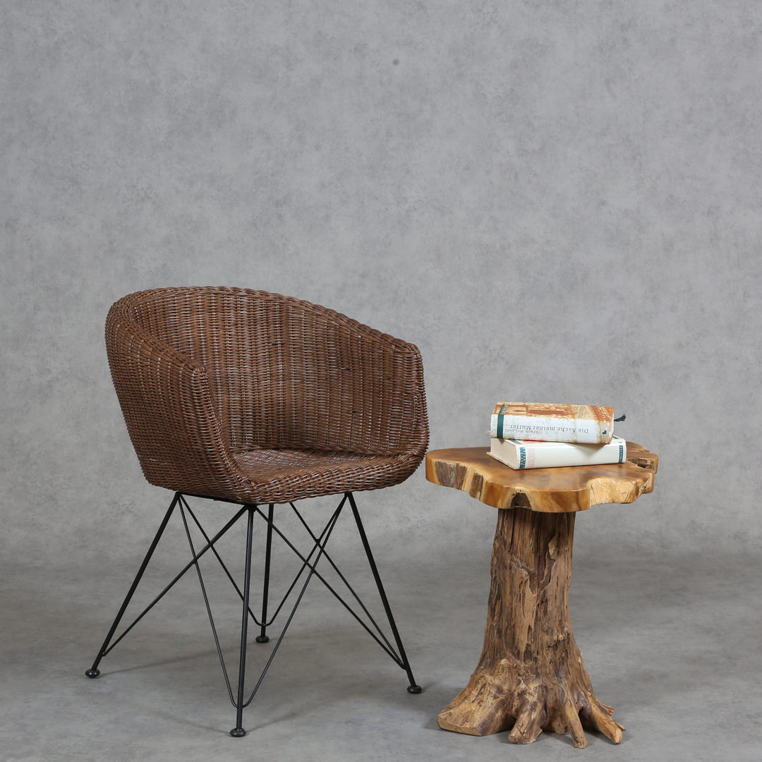 Poltrona Paris em rattan natural