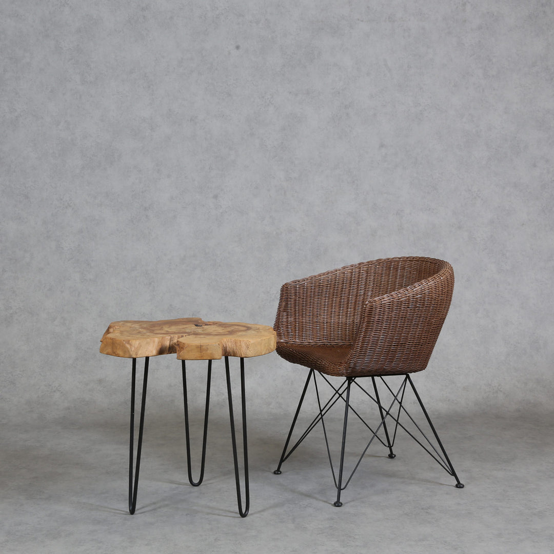 Poltrona Paris em rattan natural