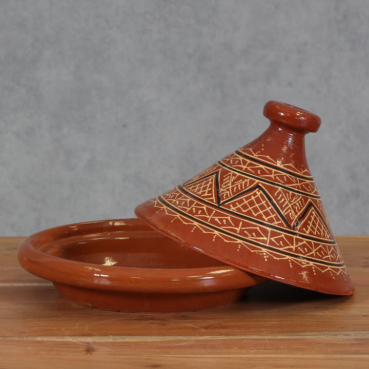 Tajine esmaltada «Agadir» – 34 cm