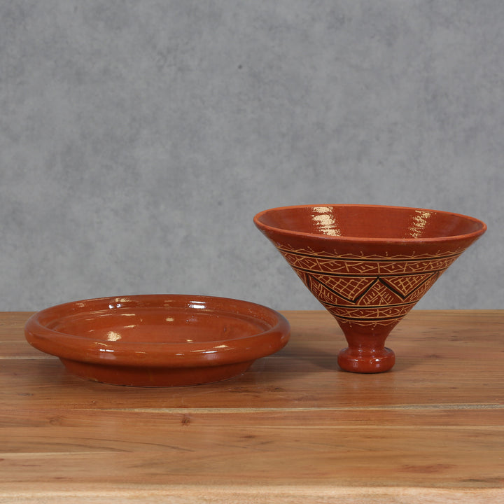 Tajine esmaltada «Agadir» – 34 cm