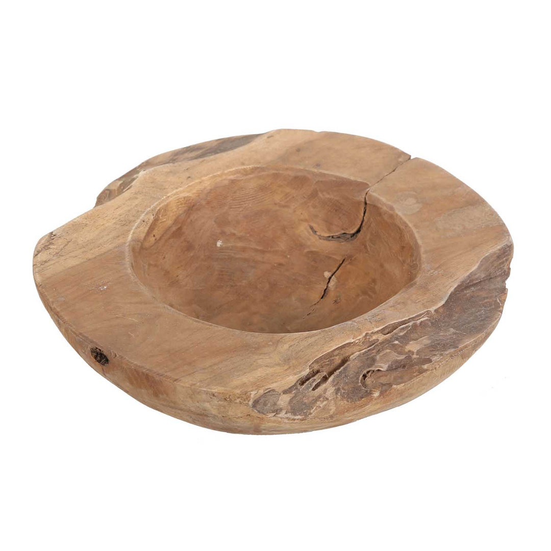 Taça em madeira de teca Carlo
