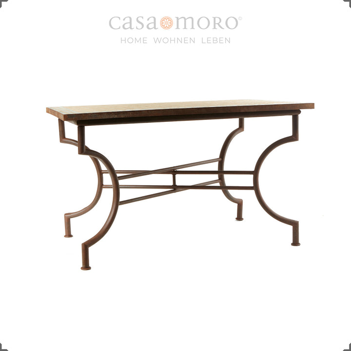 Mesa de jardim 120 x 80 cm para áreas de estar espaçosas