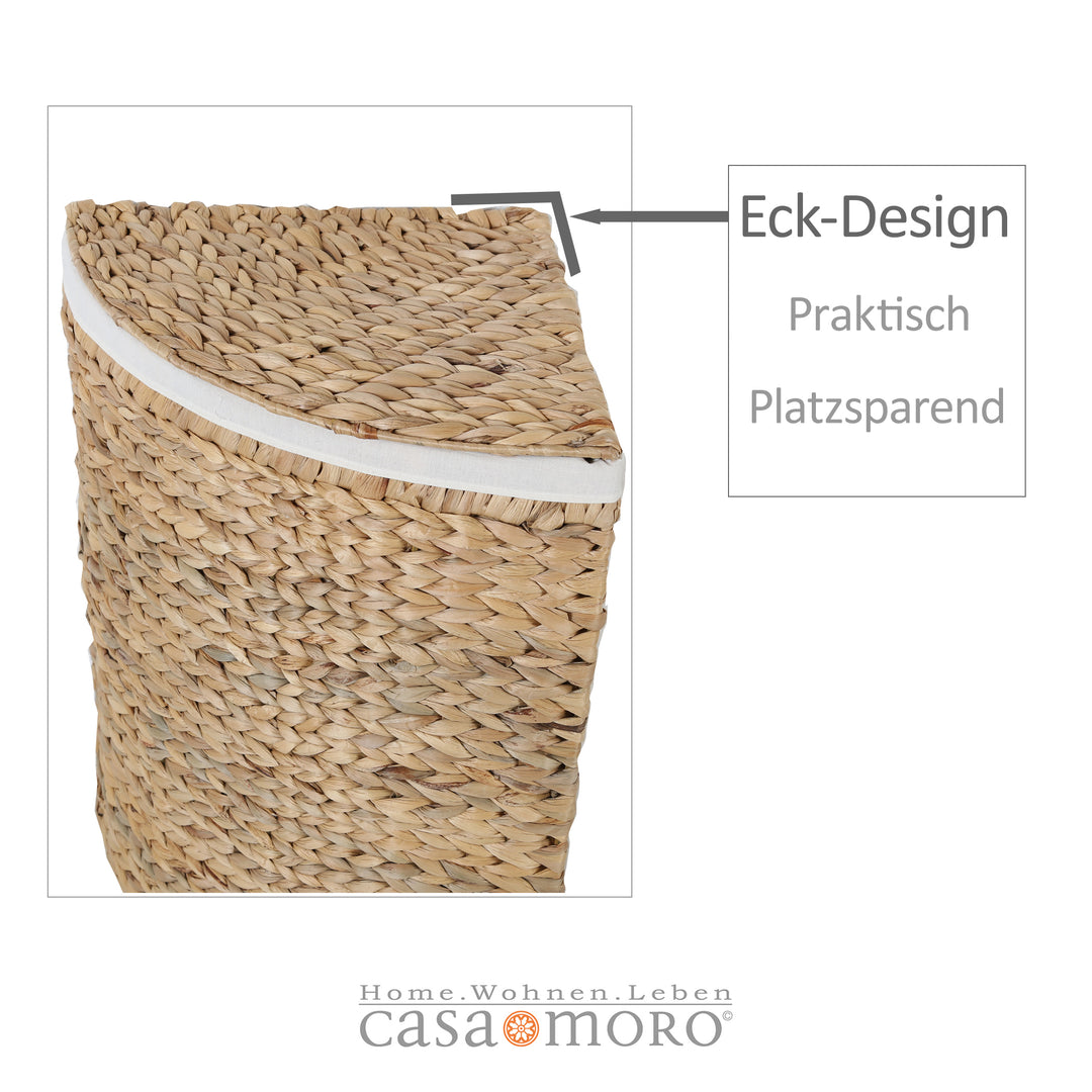 Cesto de roupa suja de canto Viona M